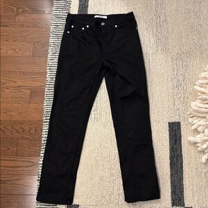 Thakoon Black Straight Leg Jeans 100% Cotton Excellent